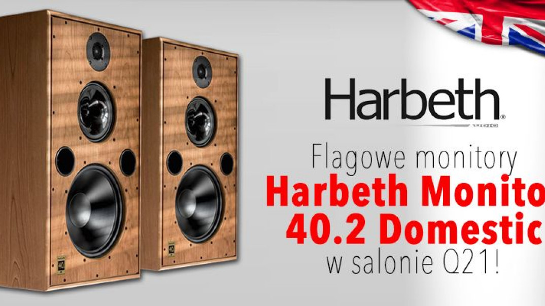 Odsłuchy kolumn Harbeth Monitor 40.2 Domestic w salonie Q21