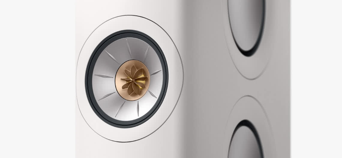 Odsłuchy kolumn KEF LS60 Wireless w salonie Q21