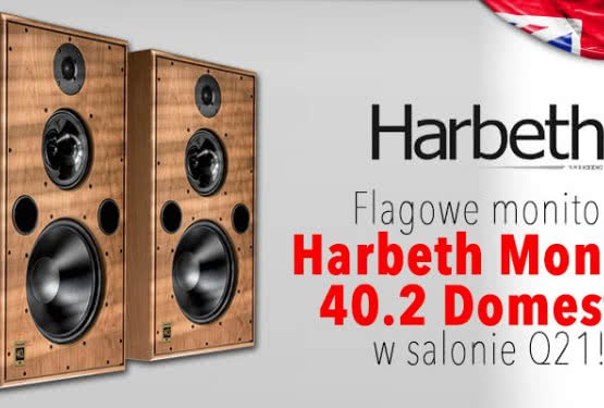 Odsłuchy kolumn Harbeth Monitor 40.2 Domestic w salonie Q21