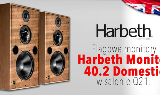 Odsłuchy kolumn Harbeth Monitor 40.2 Domestic w salonie Q21