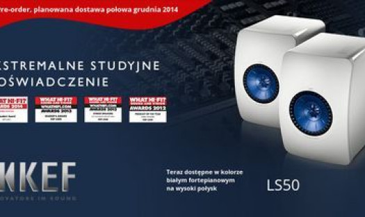 KEF LS50 w białym lakierze fortepianowym do kupienia w salonie Q21