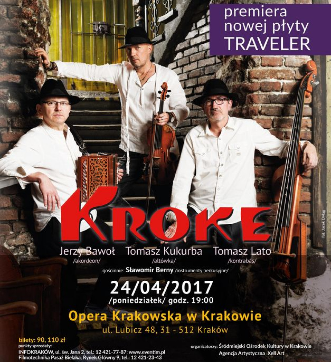Kroke w Krakowie promuje nową płytę "Traveller"