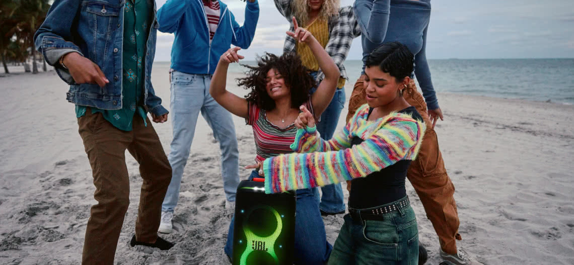 JBL PartyBox Club 120 - efekty świetlne, wejścia dla mikrofonu i gitary