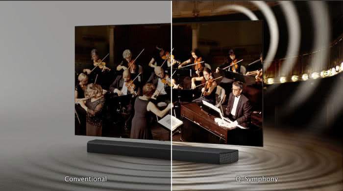 Telewizory Samsung NEO QLED - Funkcja Q Symphony
