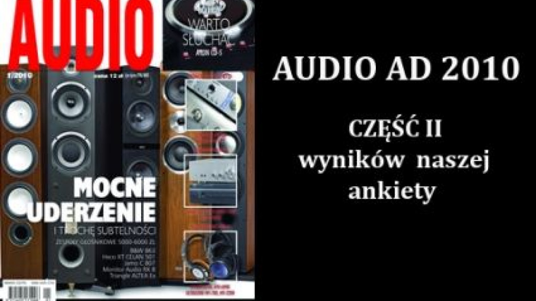 Audiofil 2010. Cz. II wyników ankiety