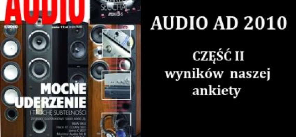 Audiofil 2010. Cz. II wyników ankiety