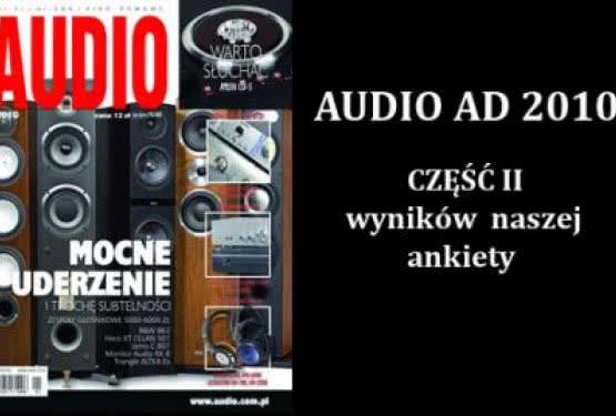 Audiofil 2010. Cz. II wyników ankiety