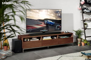 Telewizory Samsung QLED z soundbarami za 1 zł