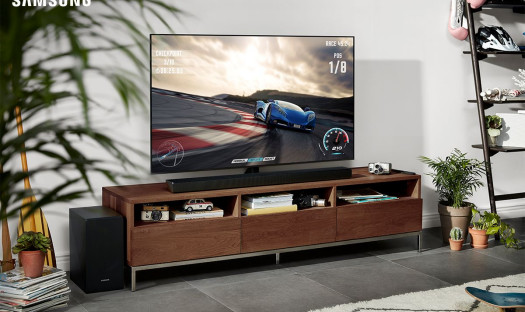 Telewizory Samsung QLED z soundbarami za 1 zł