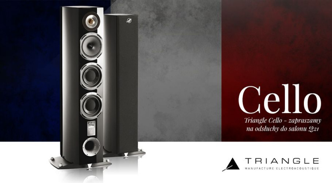 Prezentacje kolumn Triangle Cello w salonie Q21