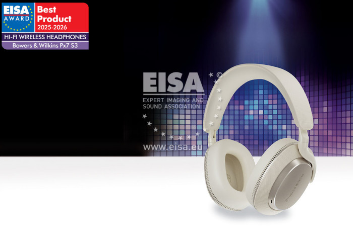 SŁUCHAWKI BEZPRZEWODOWE HI-FI EISA 2025–2026 Bowers & Wilkins PX7 S3