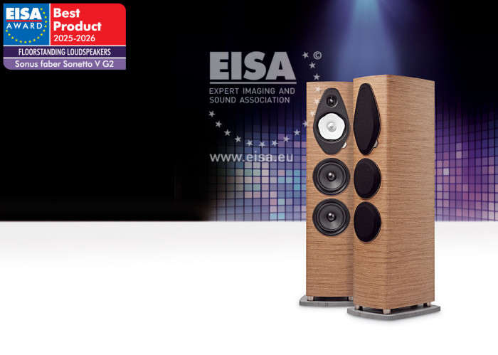 WOLNOSTOJĄCE ZESPOŁY GŁOŚNIKOWE EISA 2025–2026 Sonus faber Sonetto V G2