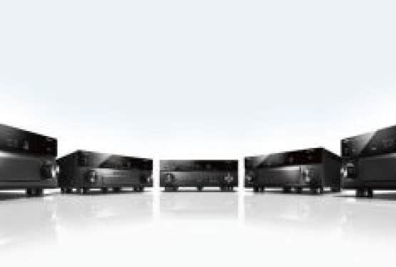 Amplitunery Yamaha serii Aventage w salonie Q21