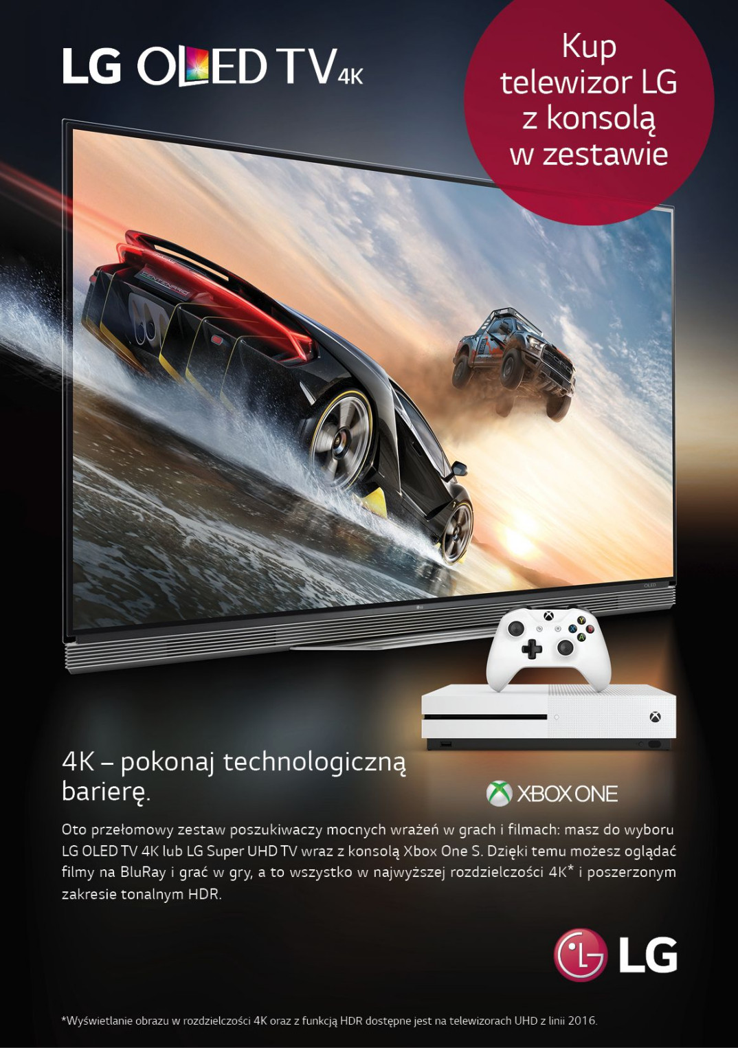 LG OLED TV z konsolami za darmo