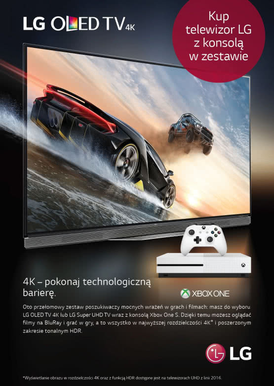 LG OLED TV z konsolami za darmo