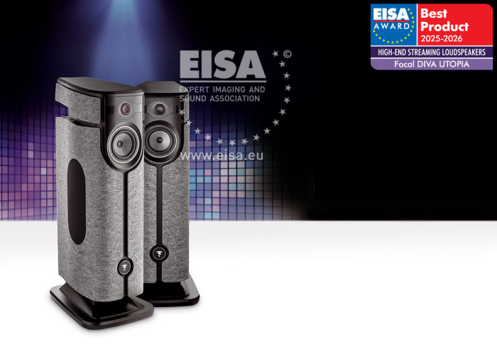 STRUMIENIUJĄCE ZESPOŁY GŁOŚNIKOWE HIGH-END EISA 2025–2026 Focal DIVA UTOPIA