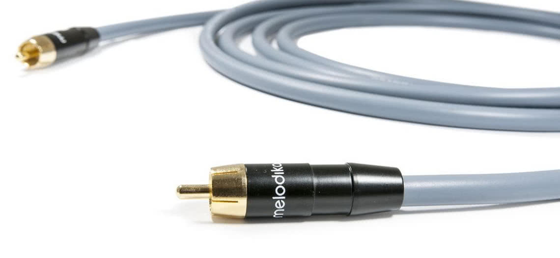 Melodika MDSWG i MDSWYG: Nowe kable subwooferowe RCA w wersji Gunmetal