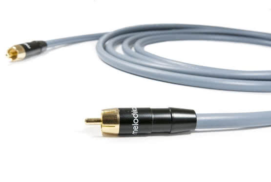 Melodika MDSWG i MDSWYG: Nowe kable subwooferowe RCA w wersji Gunmetal