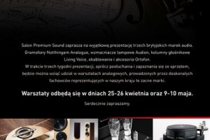 Warsztaty analogowe w gdańskim salonie Premium Sound