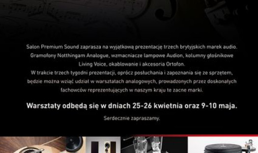 Warsztaty analogowe w gdańskim salonie Premium Sound