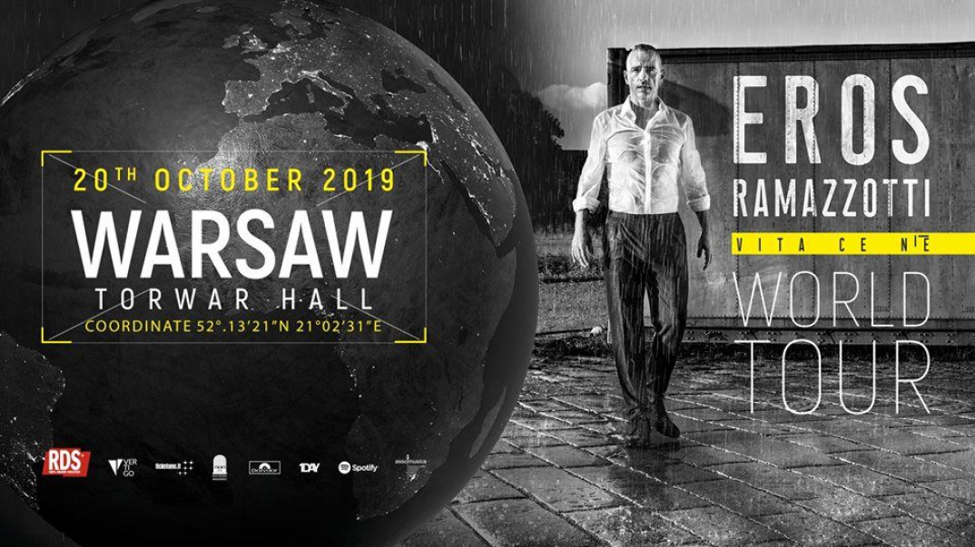 Eros Ramazotti na warszawskim Torwarze
