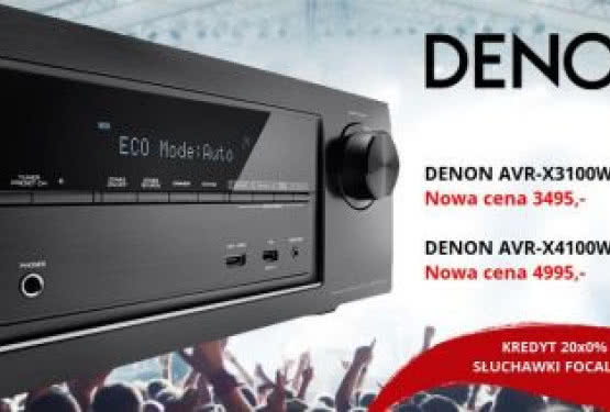 Noworoczne ceny wybranych amplitunerów Denon i prezenty w salonie Q21