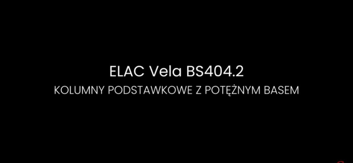LAC Vela BS404.2 – kolumny podstawkowe z potężnym basem