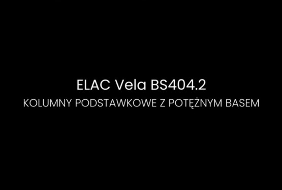 LAC Vela BS404.2 – kolumny podstawkowe z potężnym basem
