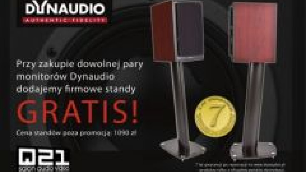 Firmowe standy gratis przy zakupie kolumn DYNAUDIO
