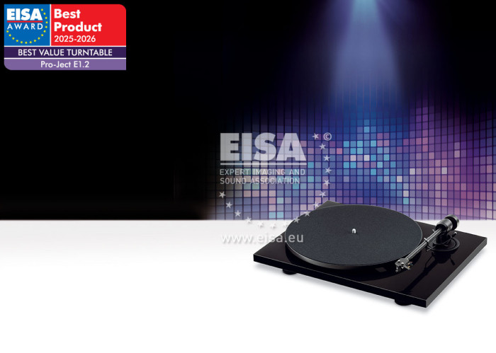 GRAMOFON BEST VALUE EISA 2025–2026 Pro-Ject E1.2