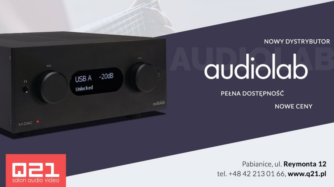 Q21 dystrybutorem marki AUDIOLAB 