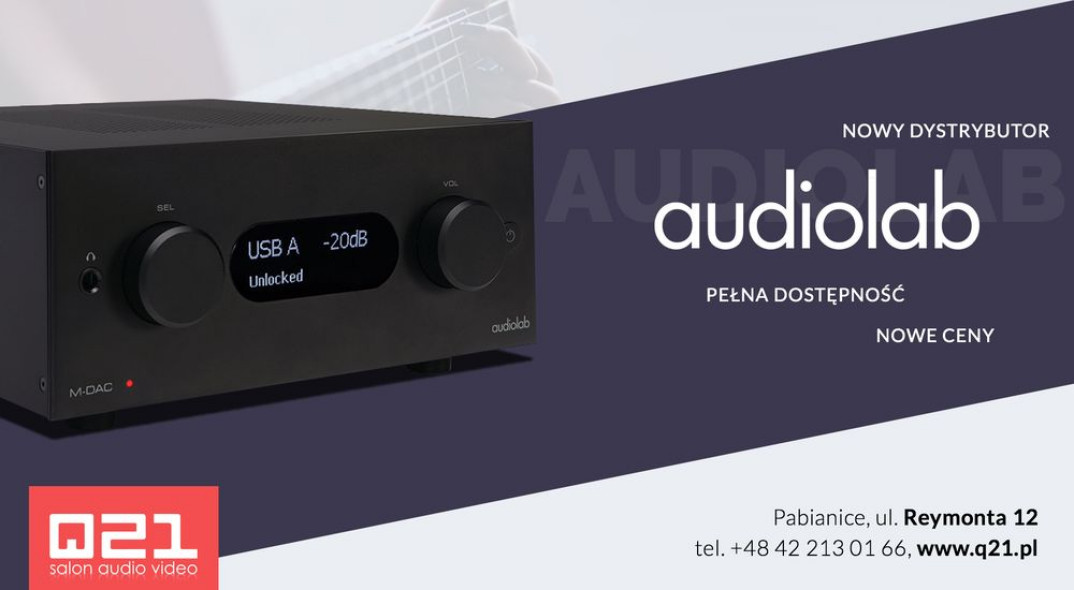 Q21 dystrybutorem marki AUDIOLAB 