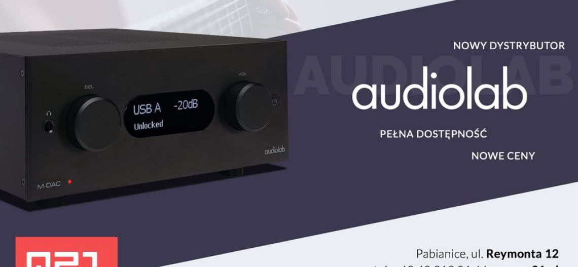 Q21 dystrybutorem marki AUDIOLAB 