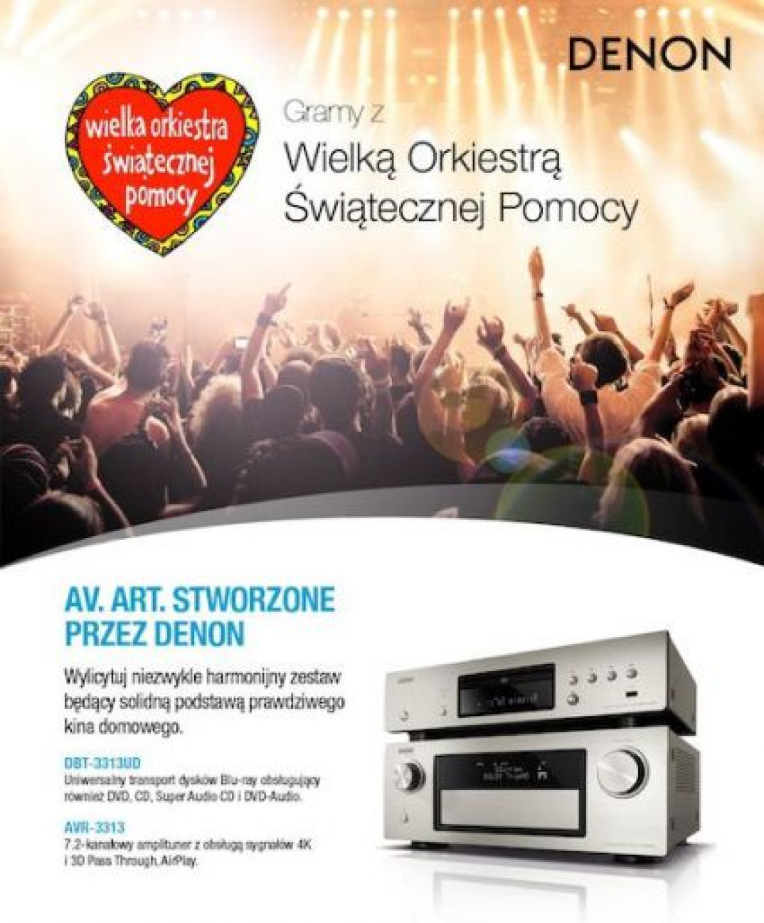 Denon gra z Wielką Orkiestrą Świątecznej Pomocy