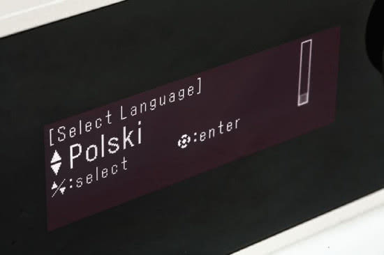 Denon zaczął "mówić" po polsku w sprzęcie wielokanałowym, podobny wybór w menu znajdziemy także w stereofonicznym DRA-100.