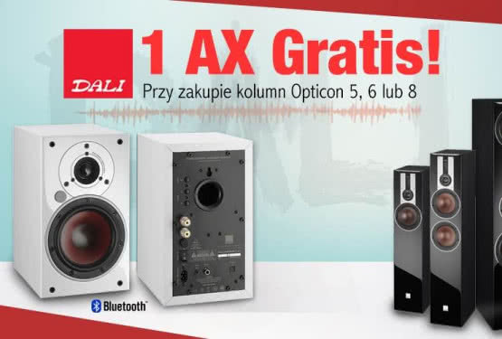 Dali Zensor 1 AX w prezencie przy zakupie kolumn podłogowych Dali Opticon