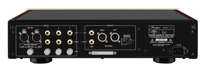 Accuphase C-57- tylna ścianka