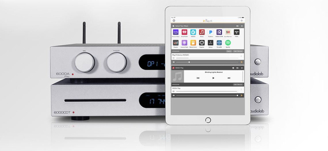  Wzmacniacz z funkcjami sieciowymi Audiolab 6000A Play