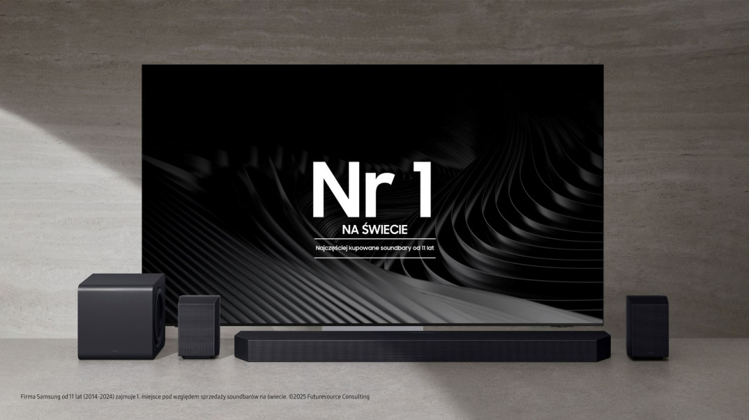 Soundbary Samsung najczęściej wybierane przez Polaków w pierwszym półroczu 2025 roku
