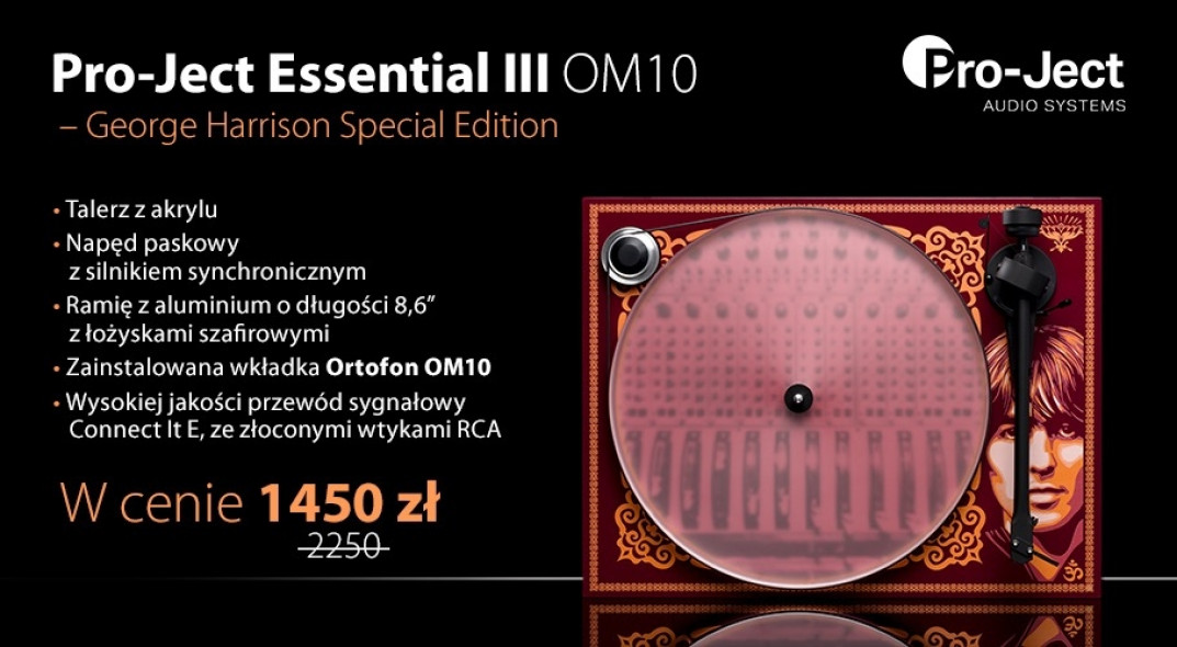 Gramofon Pro-Ject Essential III George Harrison w wiosennej, niższej cenie