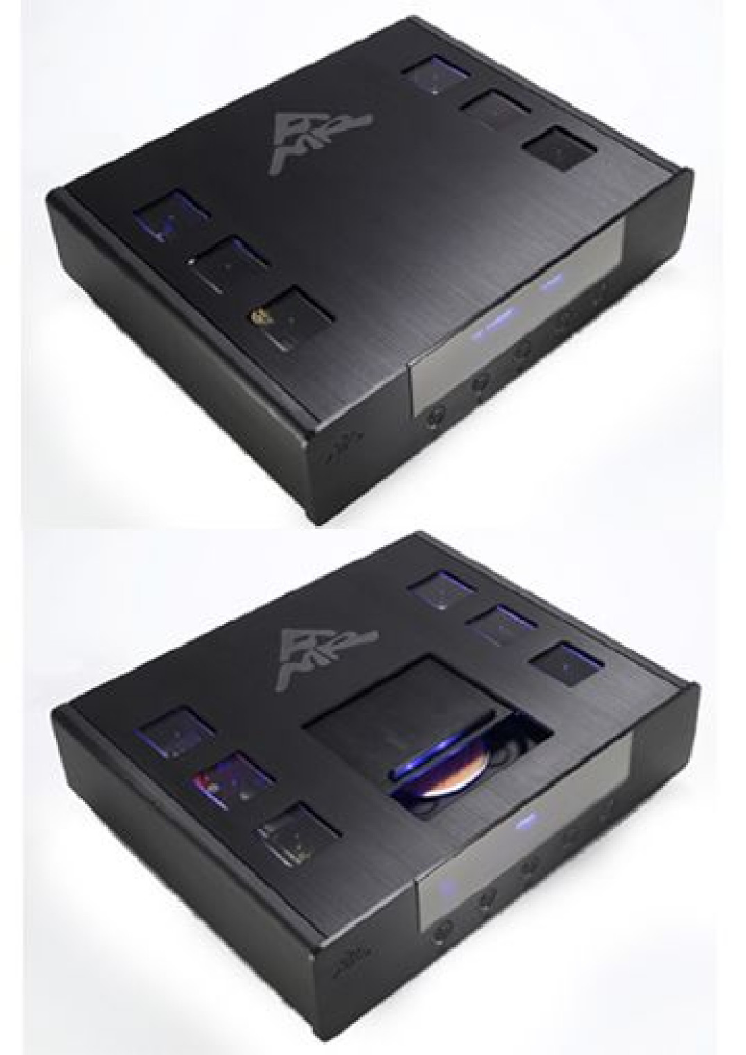 Prezentacja odtwarzacza cd AMR CD-777 oraz wzmacniacza AM-777 w Q21