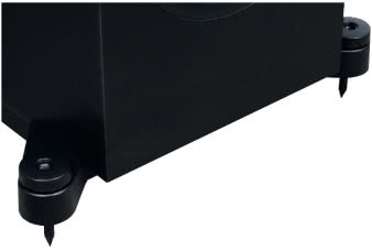 Q950 są na tyle
szerokie, że wystające nóżki
nie są im koniecznie potrzebne do
stabilizacji, jednak dzielą ten element
wyposażenia z pozostałymi konstrukcjami
wolnostojącymi. Ale dlaczego
nie opcjonalnie...?