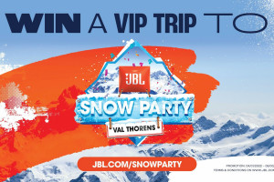  JBL Snow Party 2022 - weź udział w konkursie i wygraj wycieczkę do Francji 