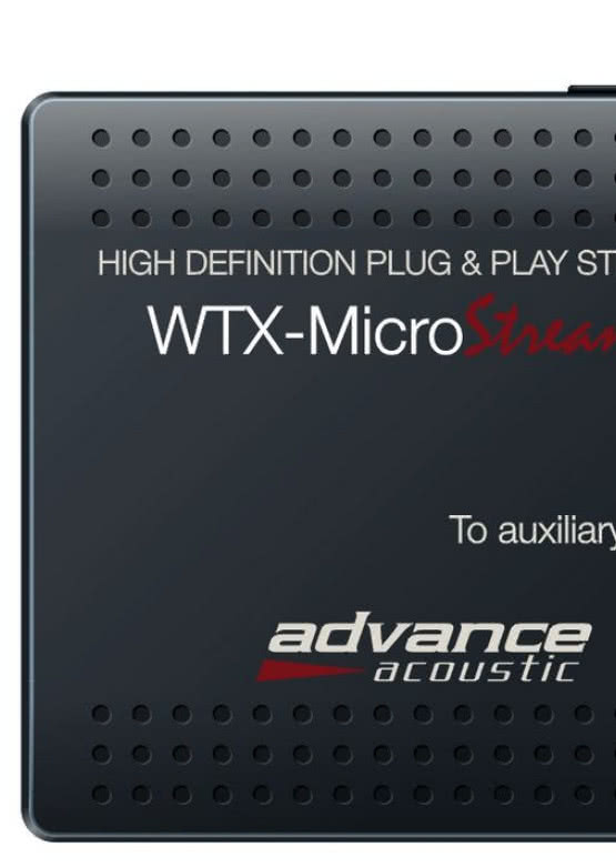 Odtwarzacz sieciowy Advance Acoustic WTX-Microstream