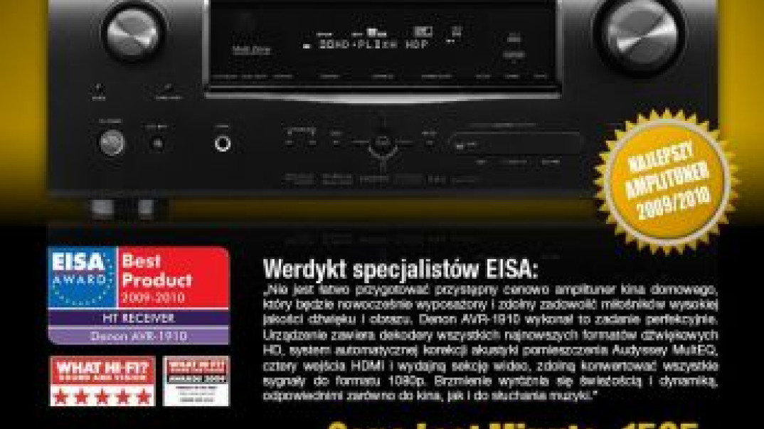 Denon AVR-1910 - sierpniowa obniżka last minute
