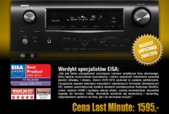 Denon AVR-1910 - sierpniowa obniżka last minute