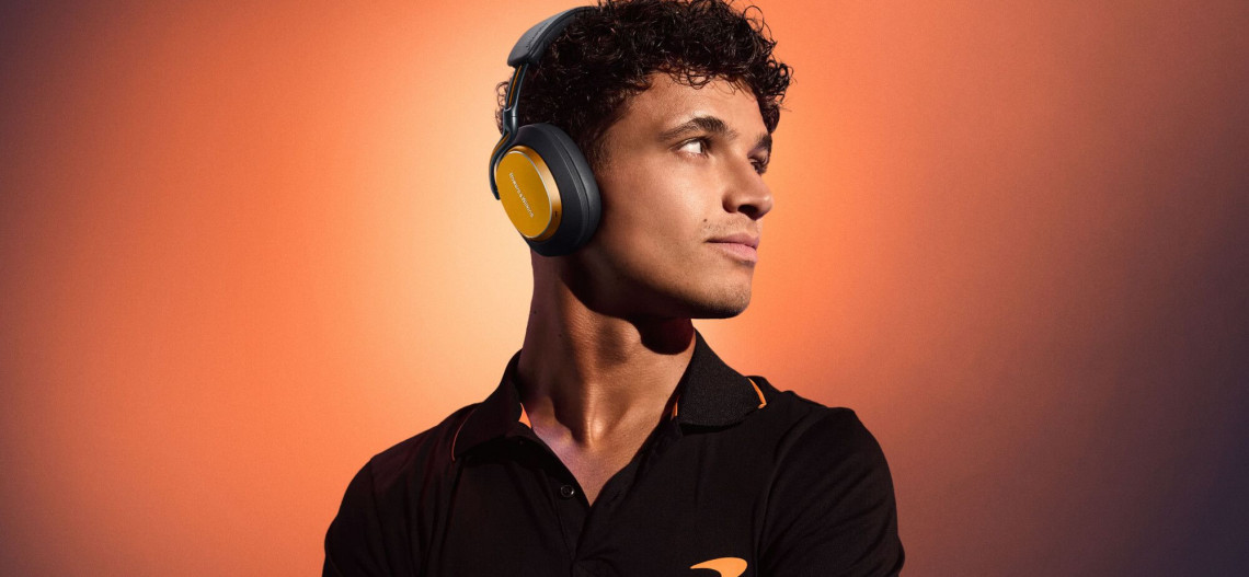 Lando Norris ma "swoje" słuchawki. Bowers & Wilkins Px8 S2 McLaren Edition w nowej odsłonie