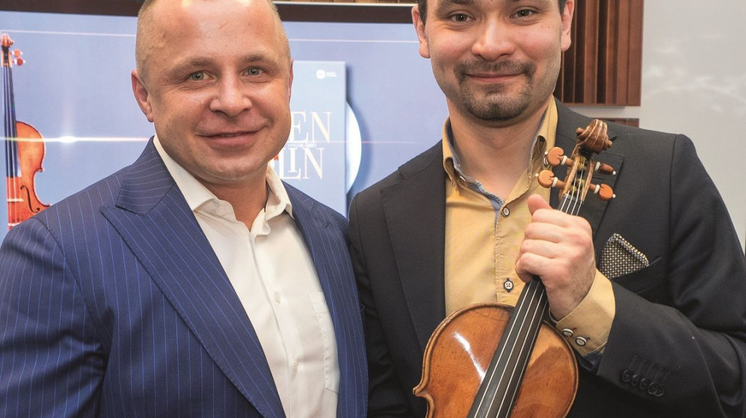 Skrzypek Janusz Wawrowski i fundator Roman Ziemian o skrzypcach Stradivariego i albumie "Hidden Violin"