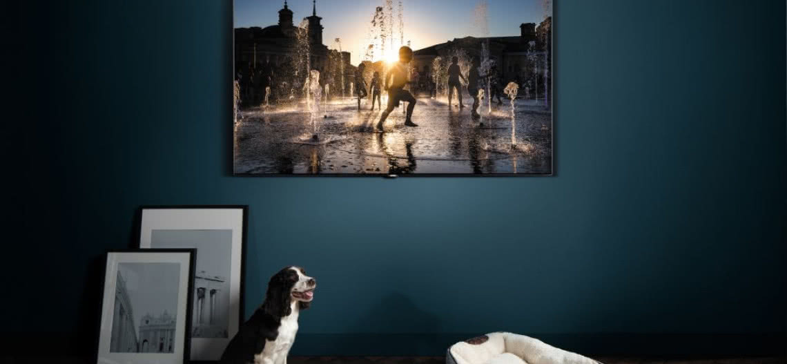 Samsung QLED TV: 100 % natężenia koloru w jasnych pomieszczeniach