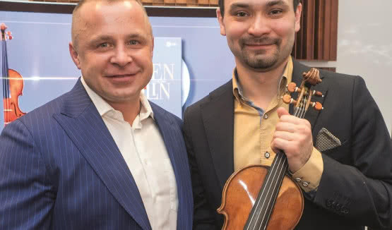 Skrzypek Janusz Wawrowski i fundator Roman Ziemian o skrzypcach Stradivariego i albumie "Hidden Violin"
